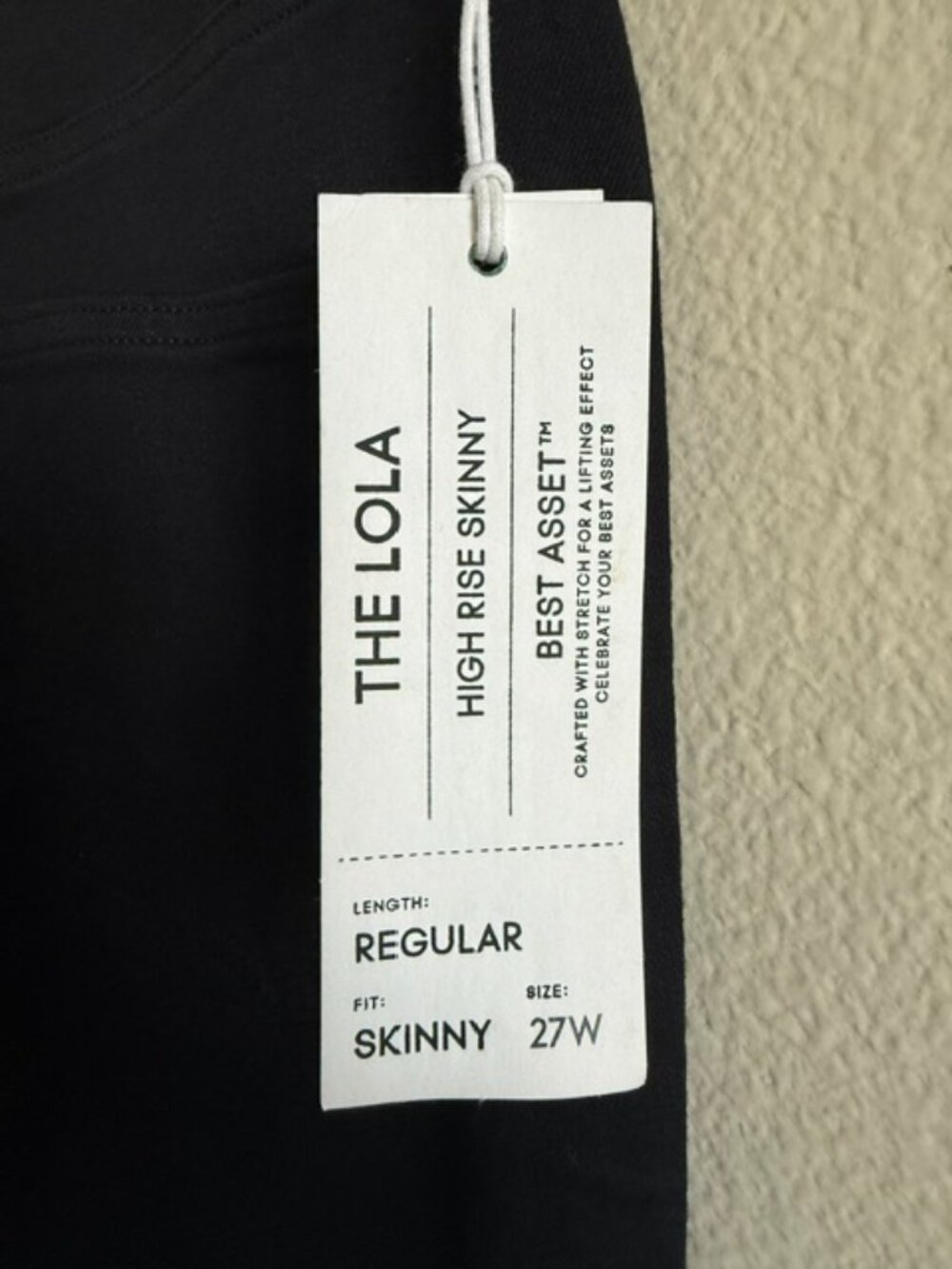 denim forum lola high rise skinny black jeans - Picture 4 of 4